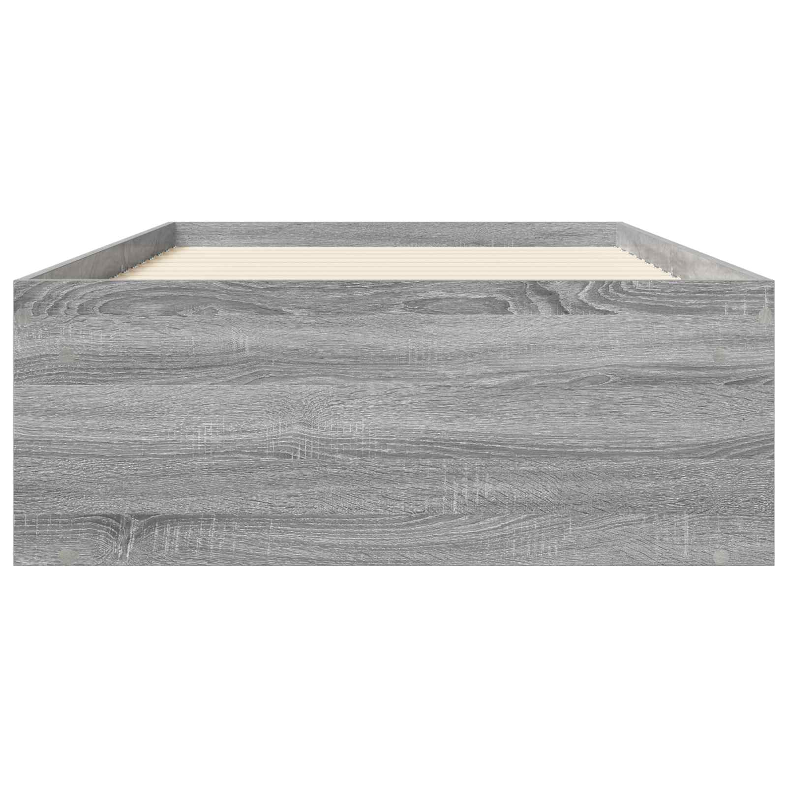 Telaio del letto con storage Sonoma grigio 80 x 200 cm | homemem39