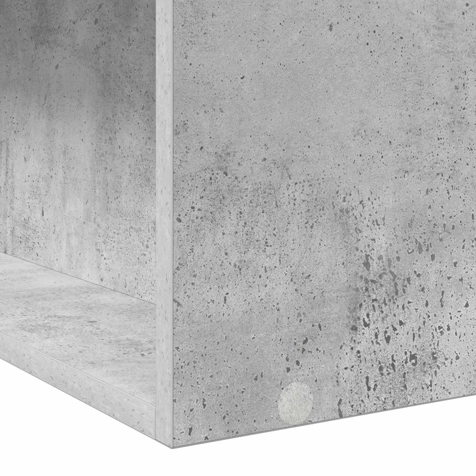 Telaio del letto con storage Grigio Cemento 80 x 200 cm | homemem39