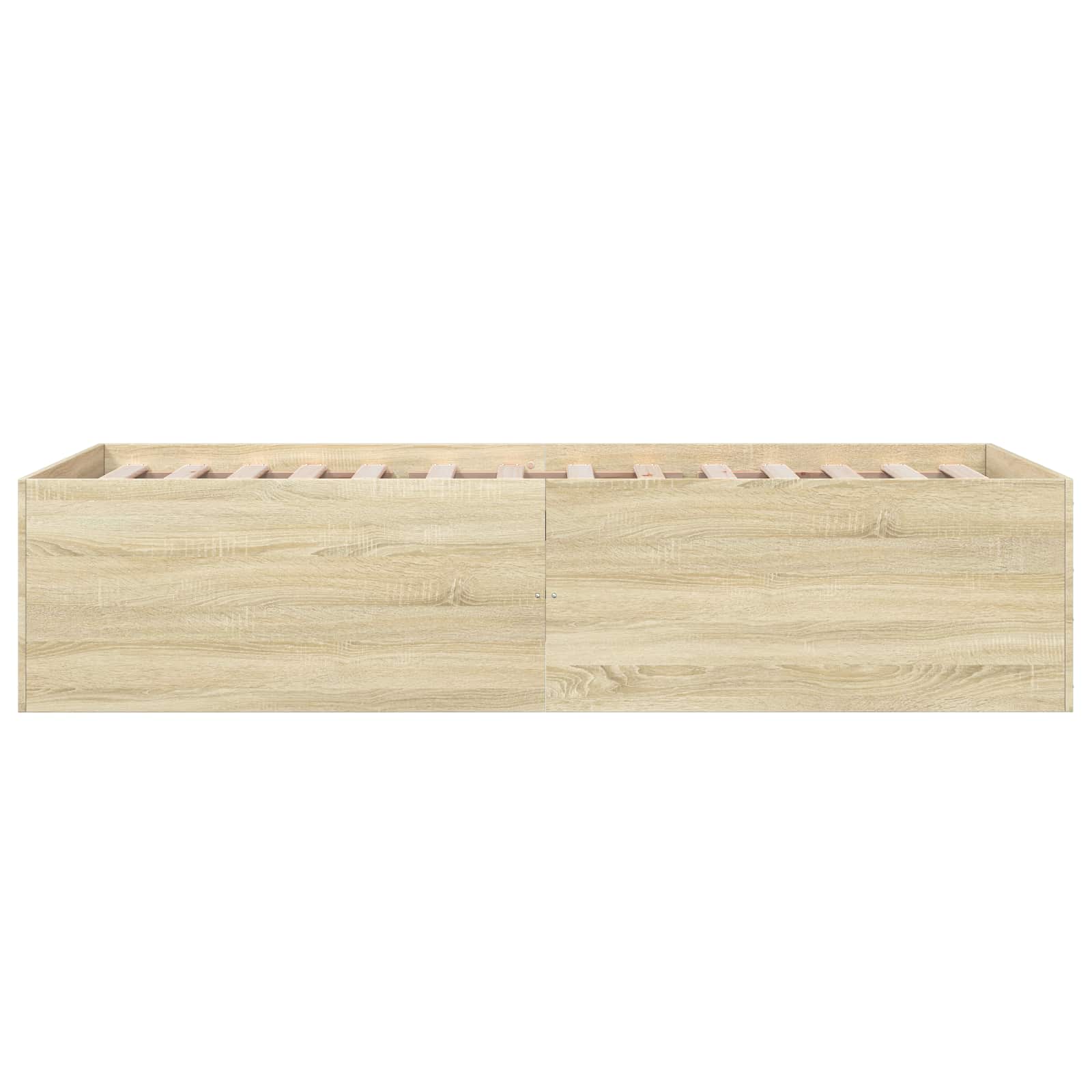 Struttura letto a pavimento Rovere Sonoma 80 x 200 cm | homemem39
