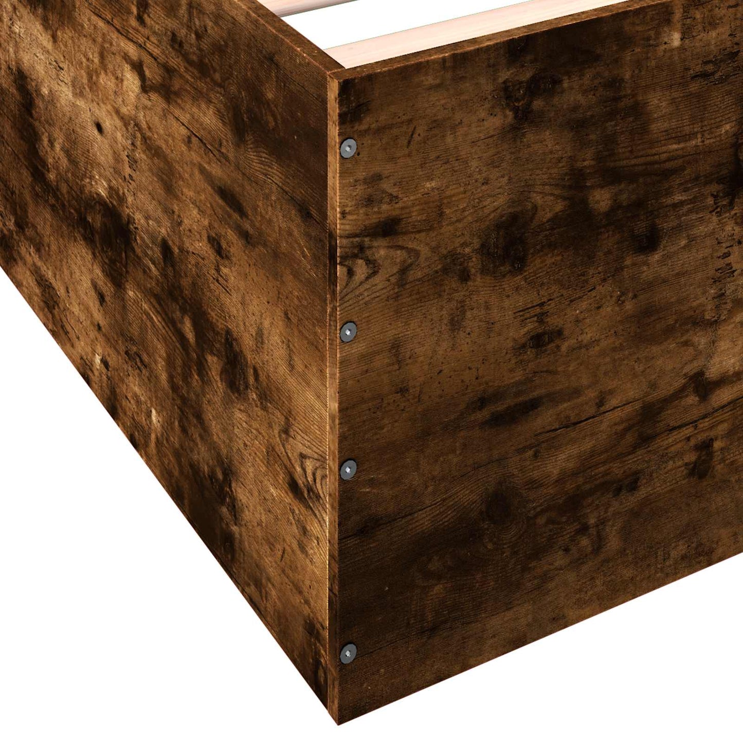 Struttura letto a pavimento Rovere Fumo 80 x 200 cm | homemem39