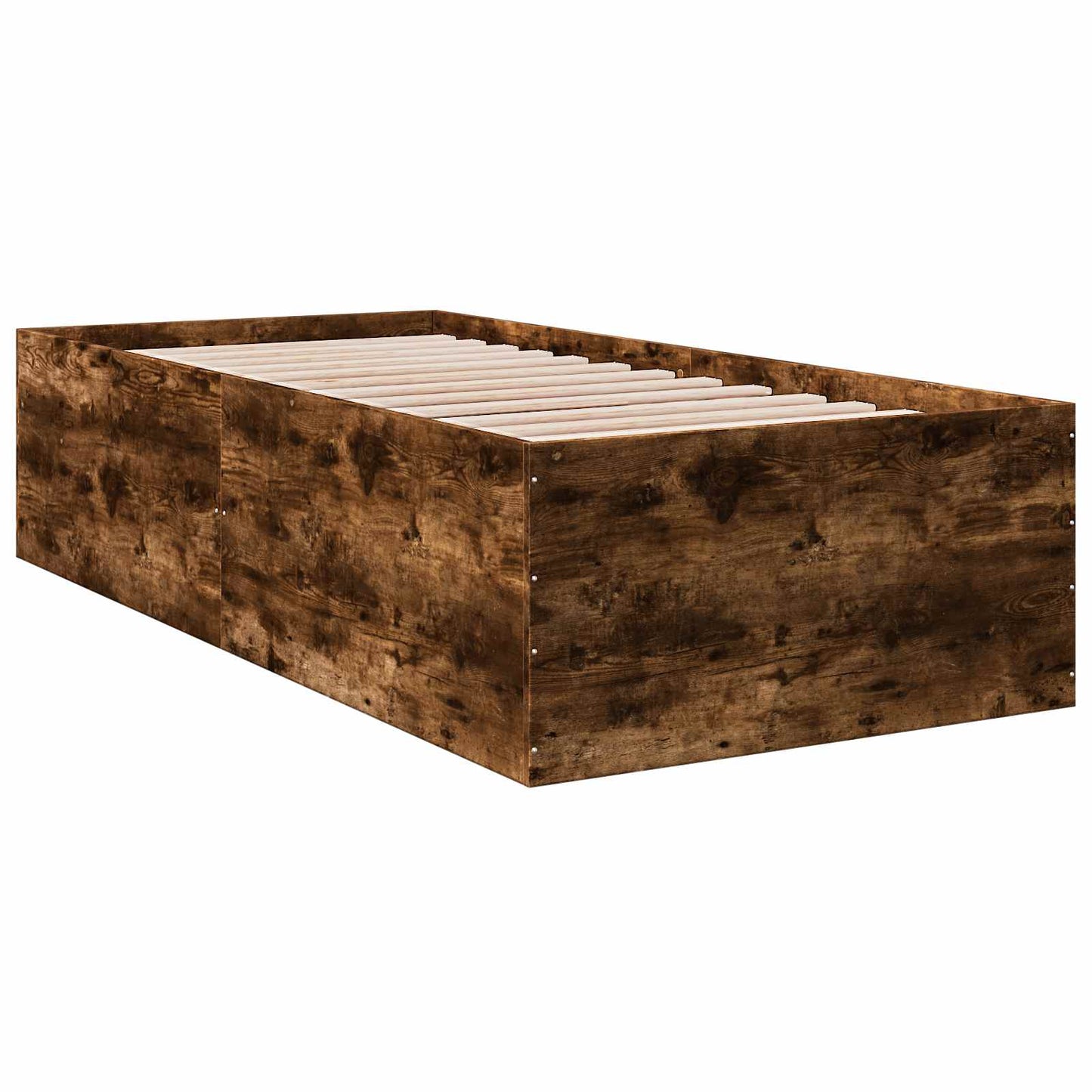 Struttura letto a pavimento Rovere Fumo 80 x 200 cm | homemem39