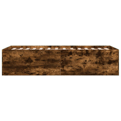Struttura letto a pavimento Rovere Fumo 80 x 200 cm | homemem39