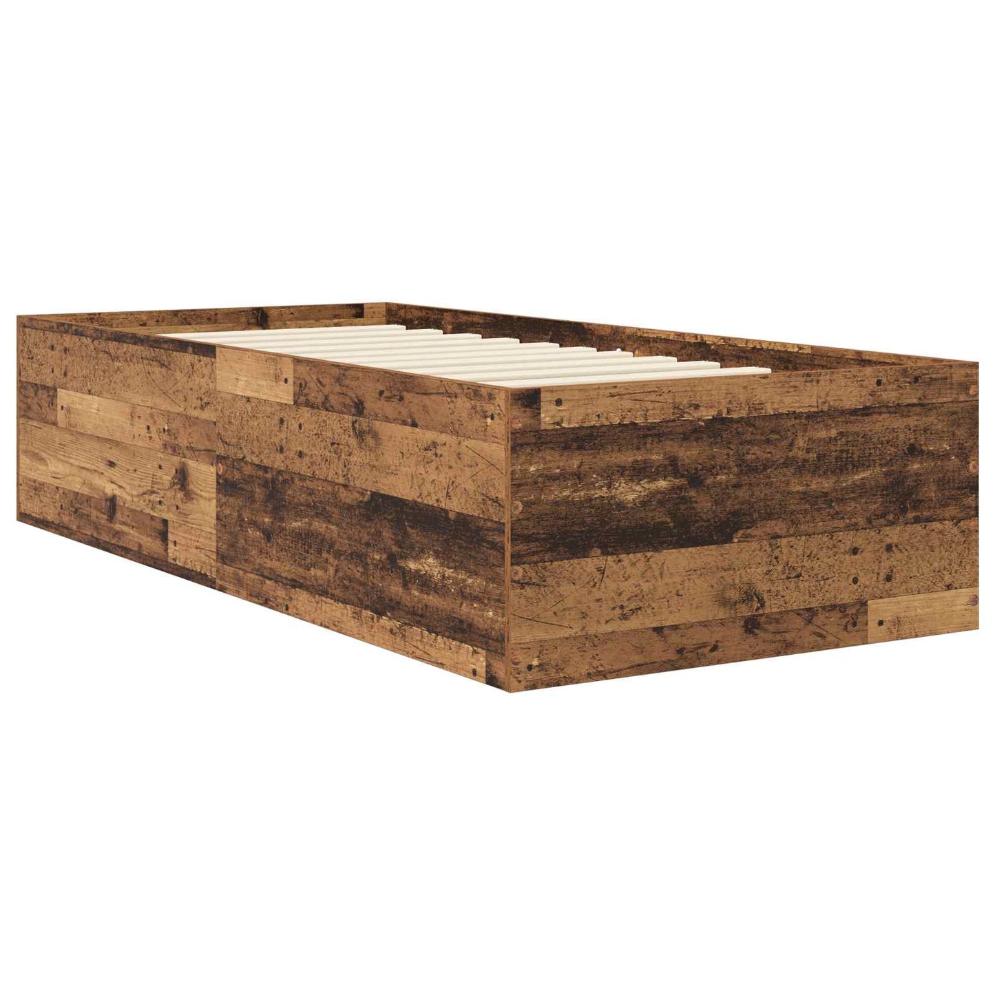 Struttura letto a pavimento Legno antico 80 x 200 cm