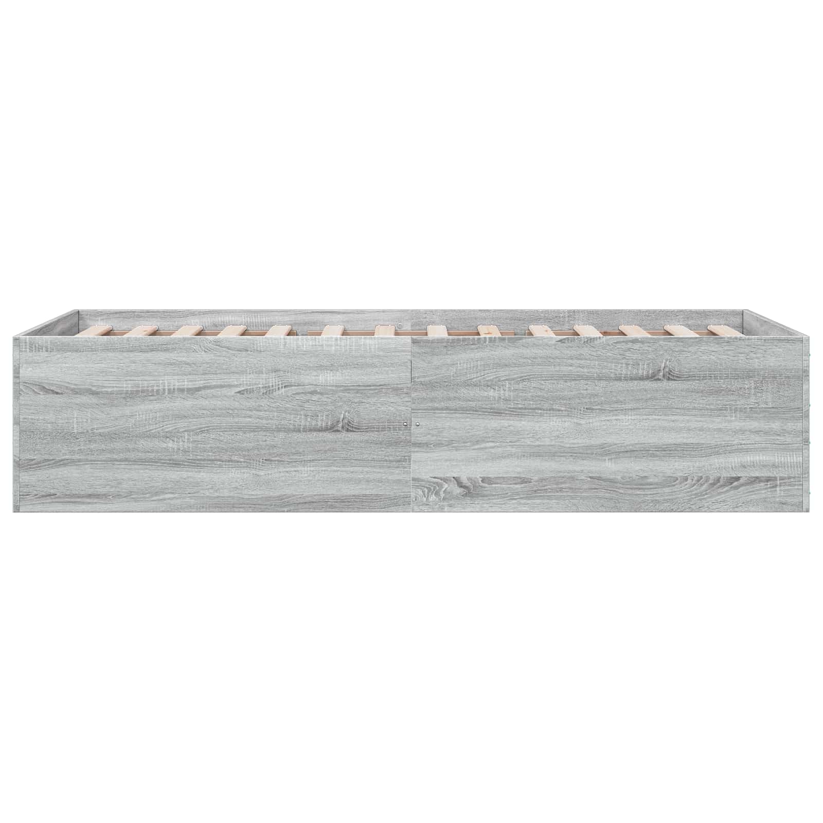 Struttura letto a pavimento Sonoma grigio 80 x 200 cm | homemem39