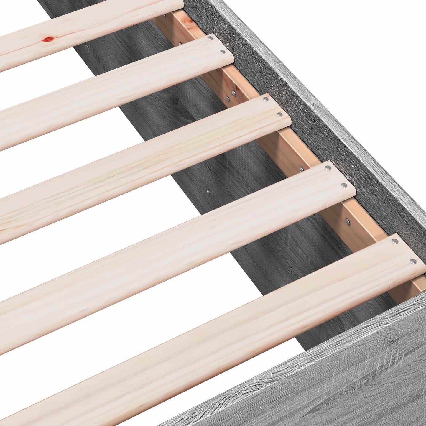 Struttura letto a pavimento Grigio Cemento 80 x 200 cm | homemem39