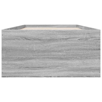 Struttura letto a pavimento Grigio Cemento 80 x 200 cm | homemem39