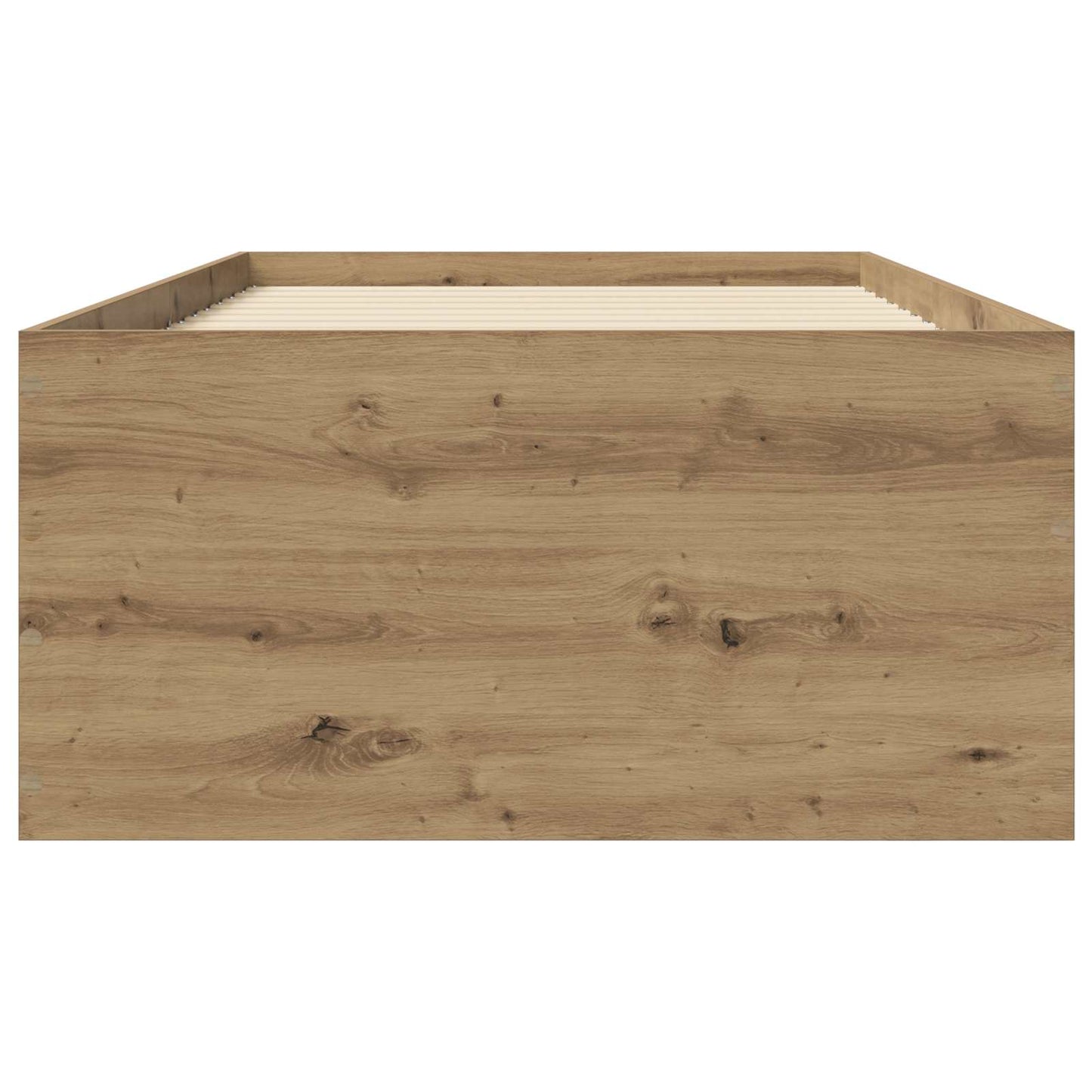 Struttura letto a pavimento Rovere Artigianale 80 x 200 cm | homemem39