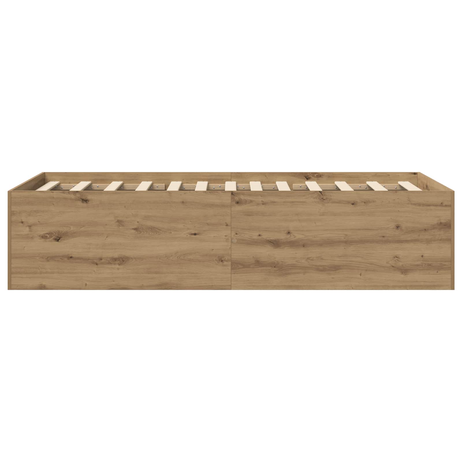 Struttura letto a pavimento Rovere Artigianale 80 x 200 cm | homemem39