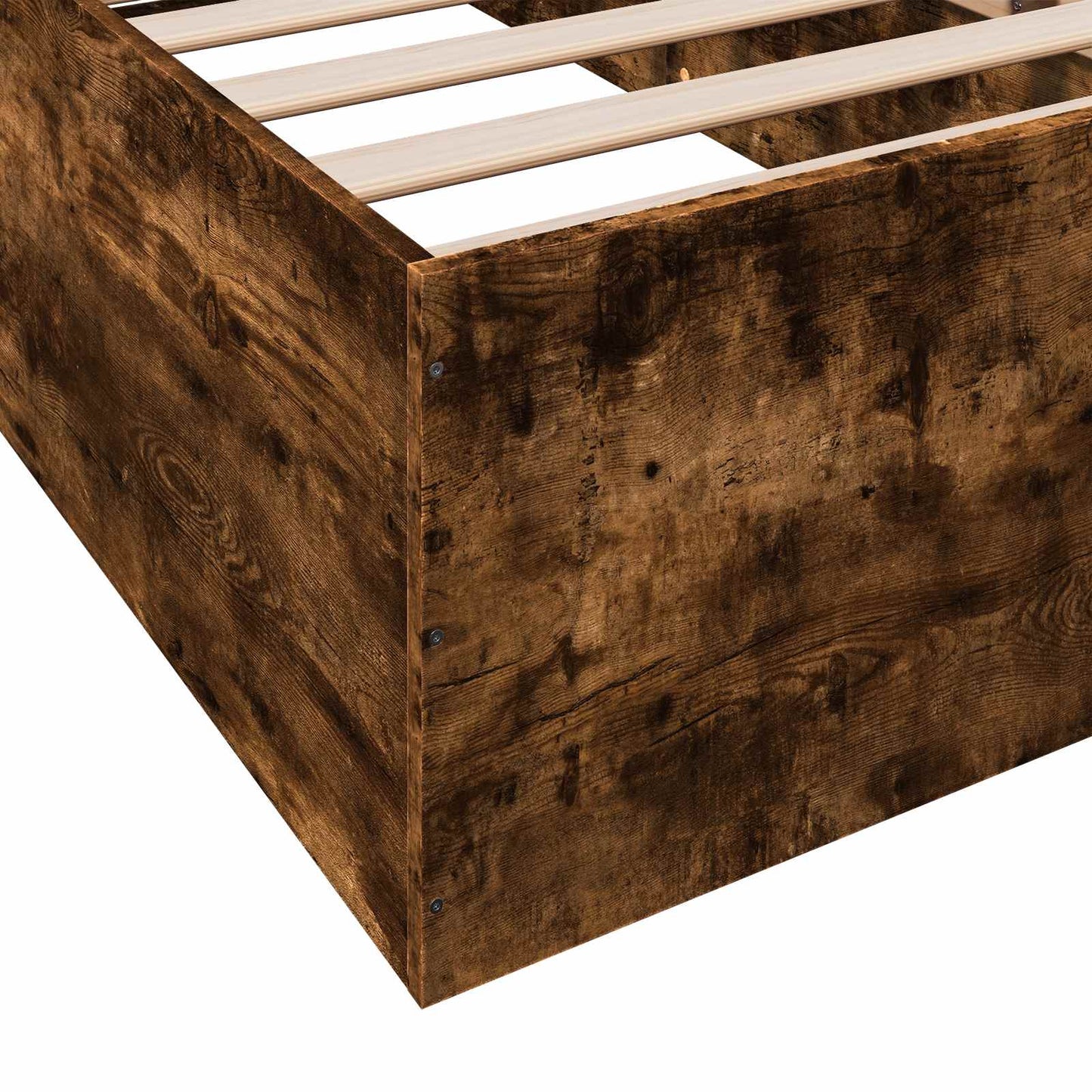 Struttura letto a pavimento Rovere Fumo 80 x 200 cm | homemem39