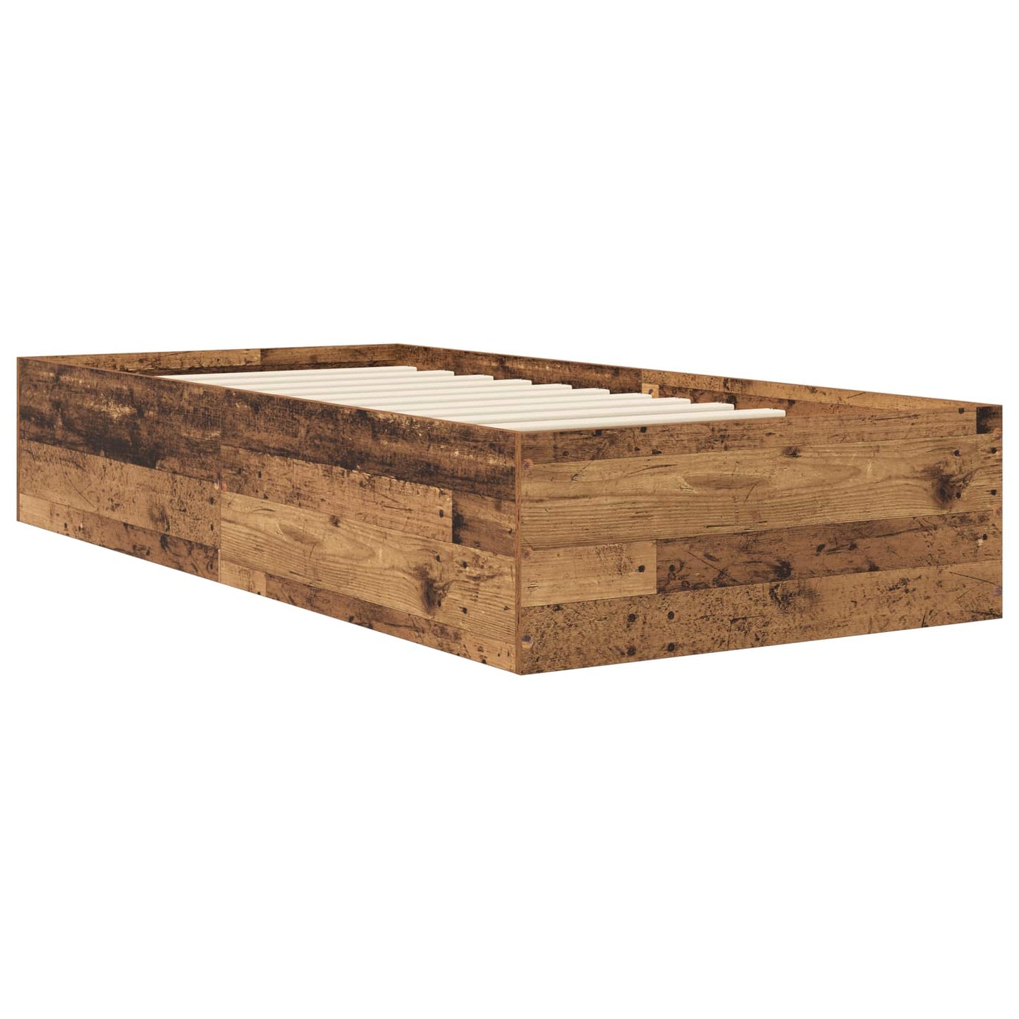 Struttura letto a pavimento Legno antico 80 x 200 cm | homemem39
