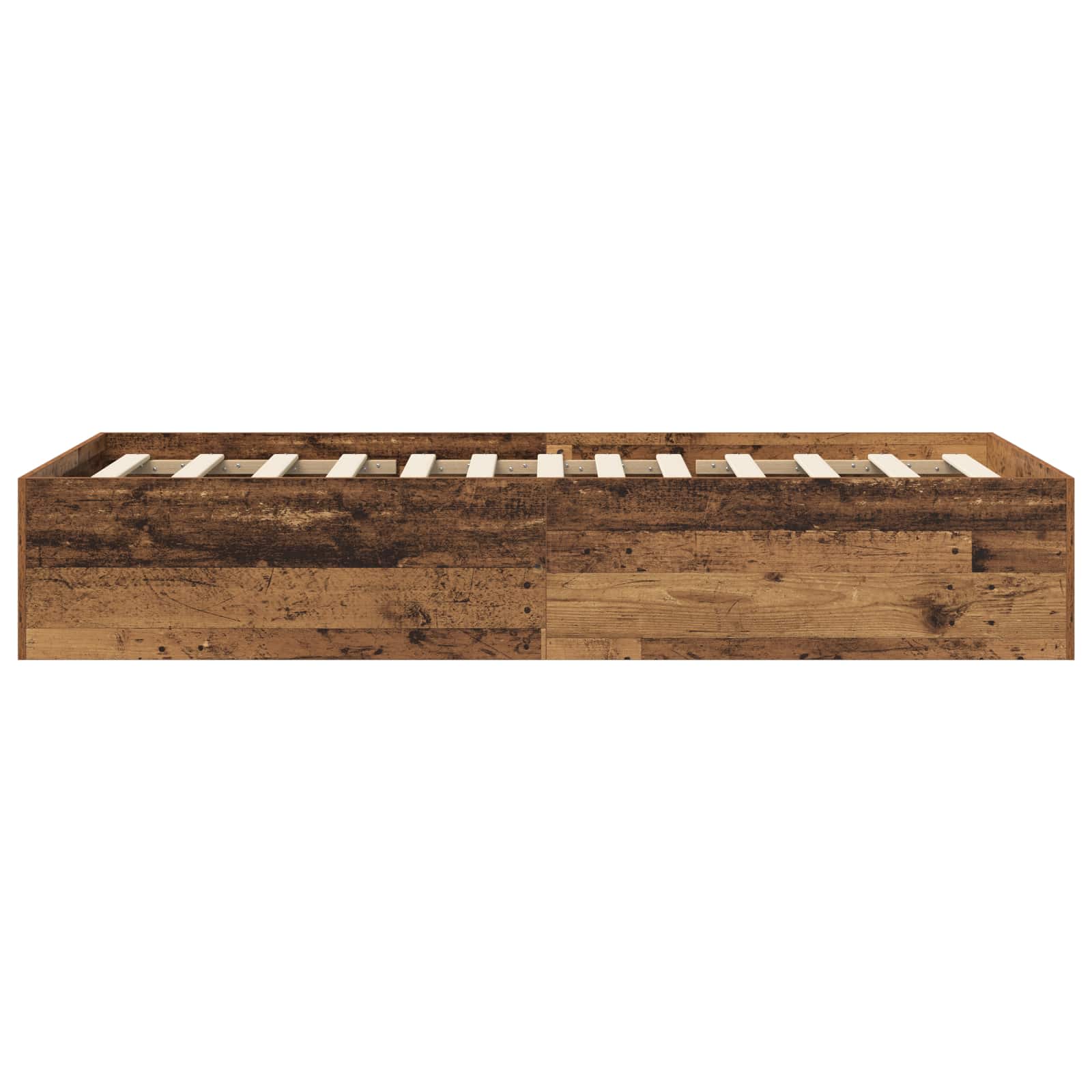 Struttura letto a pavimento Legno antico 80 x 200 cm | homemem39