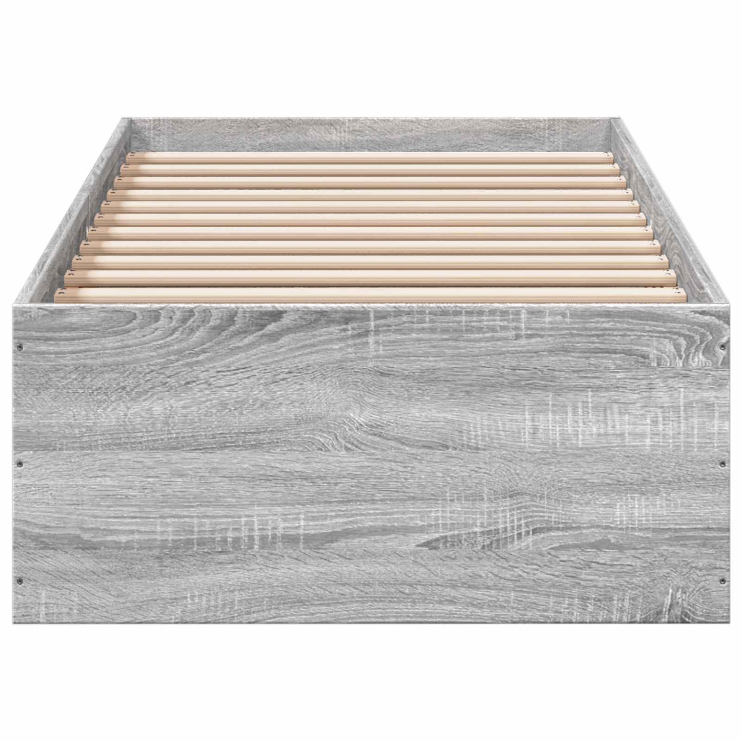 Struttura letto a pavimento Sonoma grigio 80 x 200 cm | homemem39