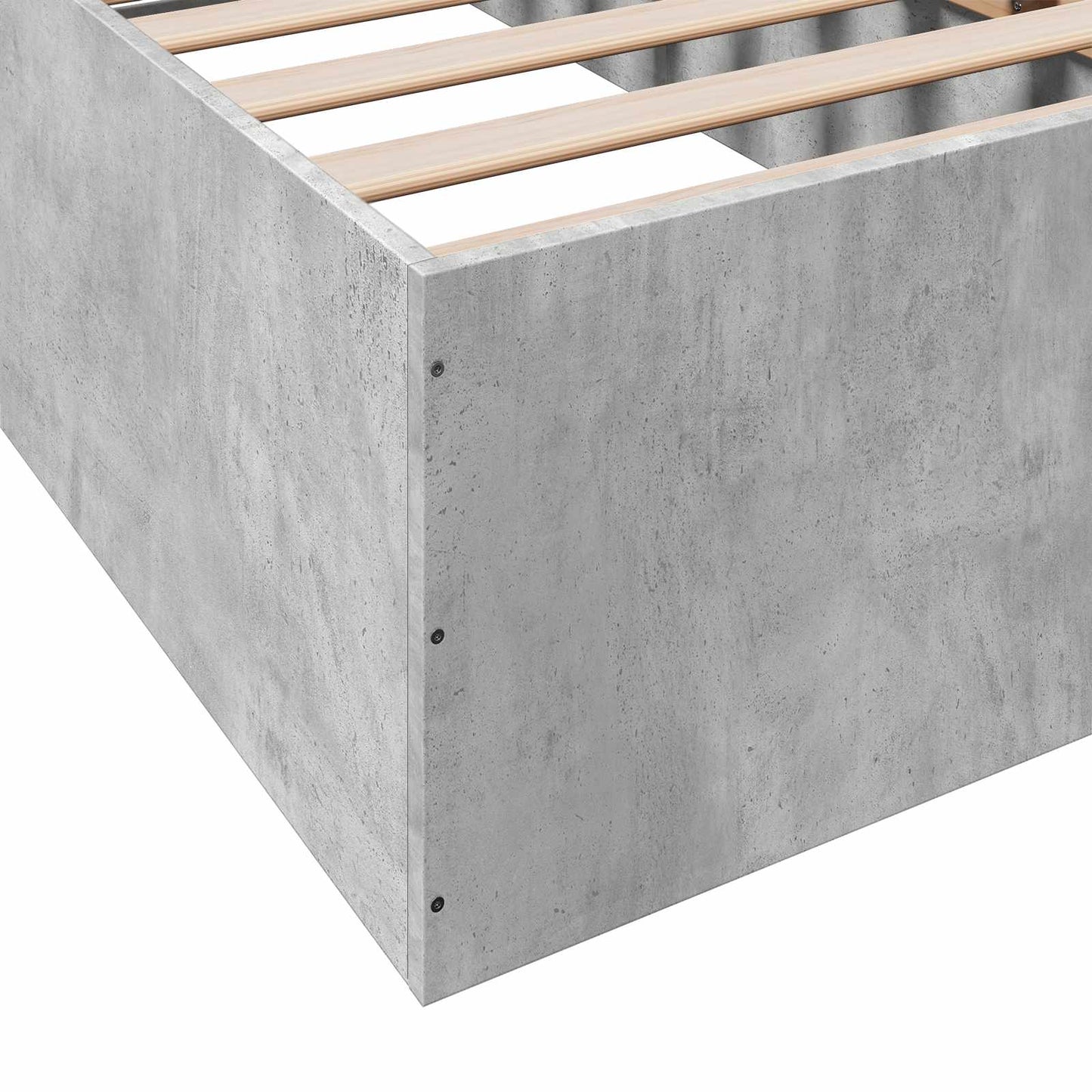 Struttura letto a pavimento Grigio Cemento 80 x 200 cm | homemem39