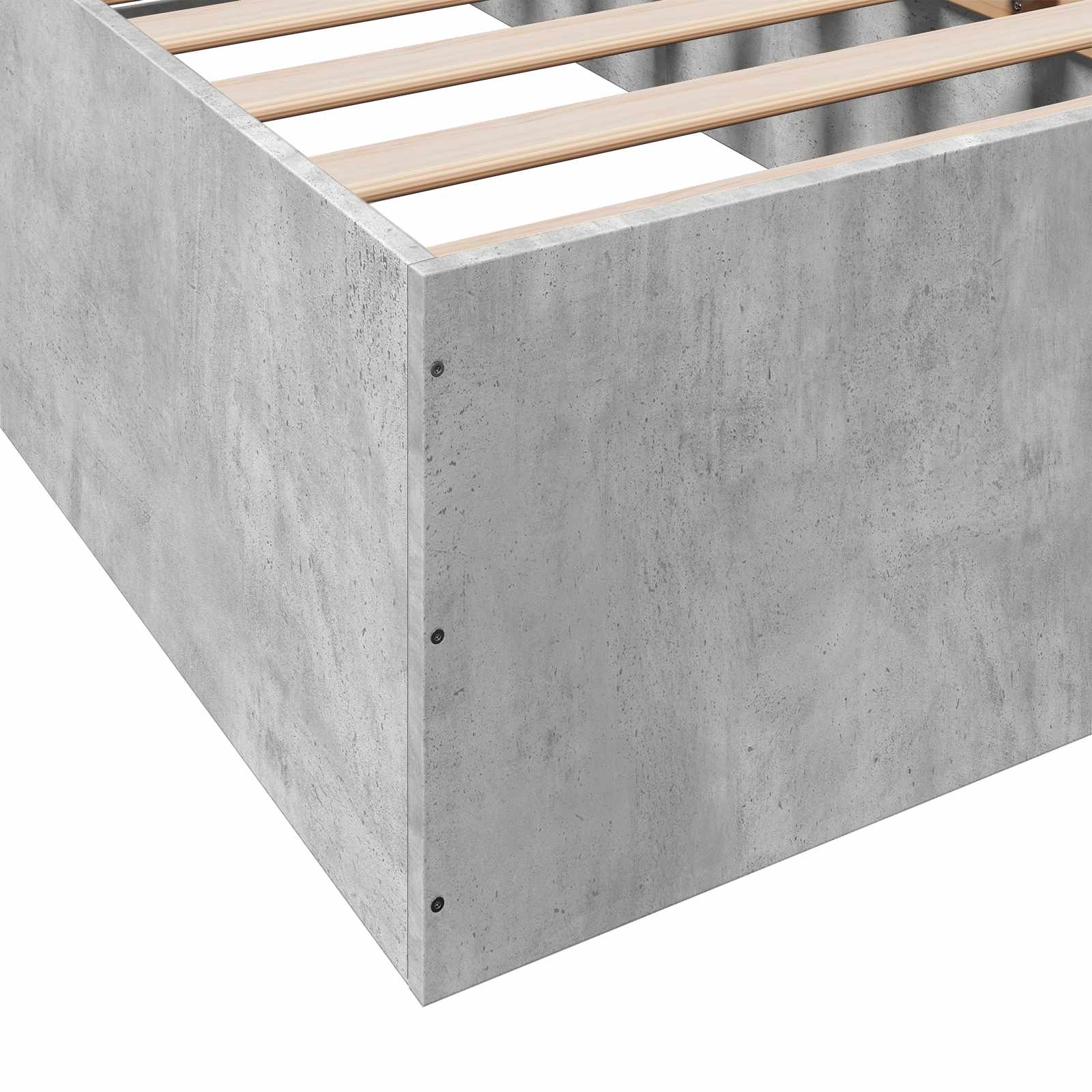 Struttura letto a pavimento Grigio Cemento 80 x 200 cm | homemem39