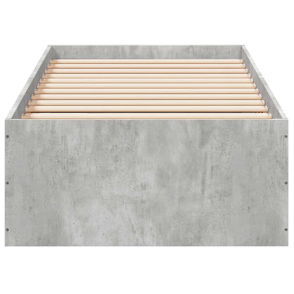 Struttura letto a pavimento Grigio Cemento 80 x 200 cm | homemem39
