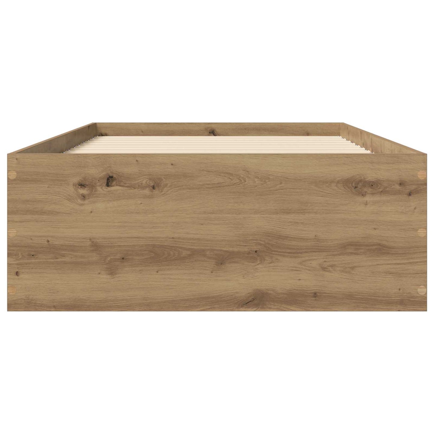 Struttura letto a pavimento Rovere Artigianale 80 x 200 cm | homemem39