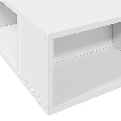 Telaio del letto con storage con lo scaffale Bianco 80 x 200 cm | homemem39