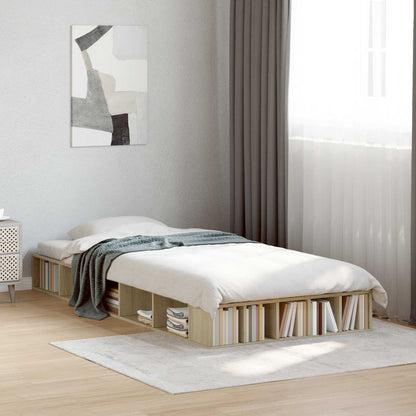 Telaio del letto con storage Rovere Sonoma 80 x 200 cm | homemem39