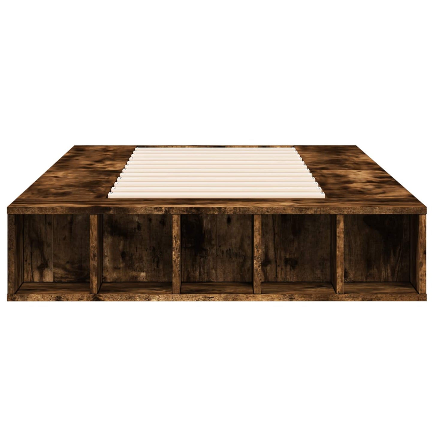 Telaio del letto con storage Rovere Fumo 80 x 200 cm | homemem39