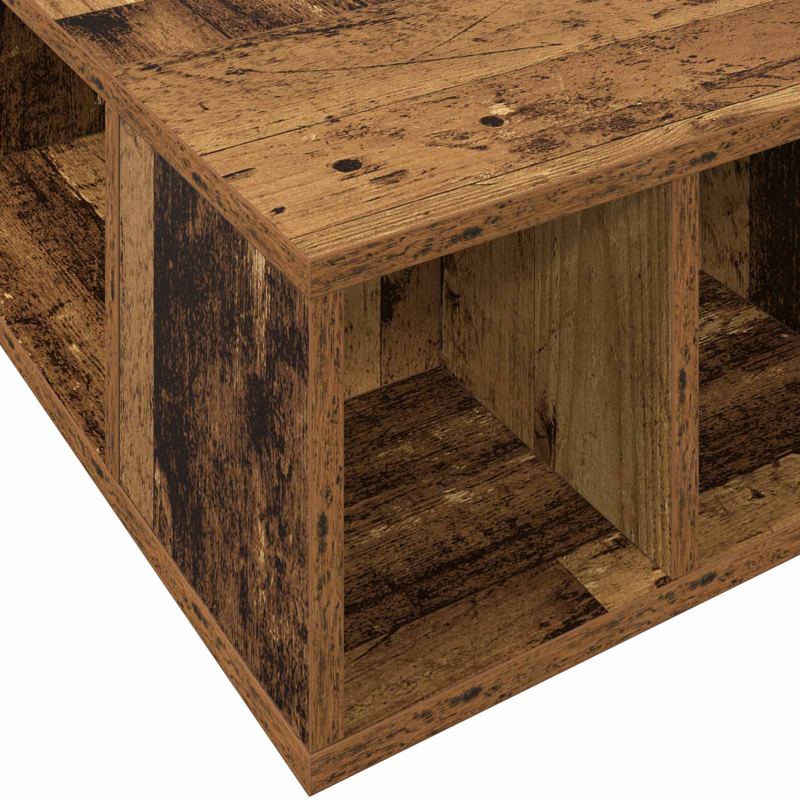 Telaio del letto con storage Legno antico 80 x 200 cm | homemem39
