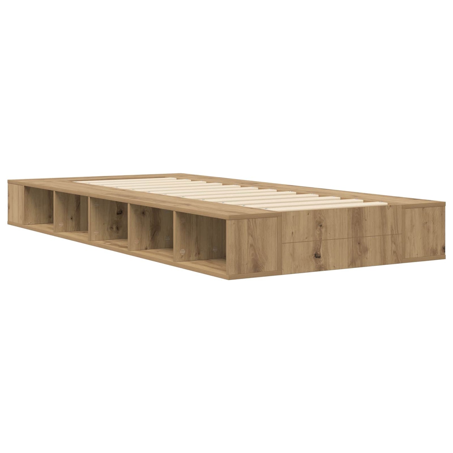 Telaio del letto con storage Rovere Artigianale 80 x 200 cm | homemem39
