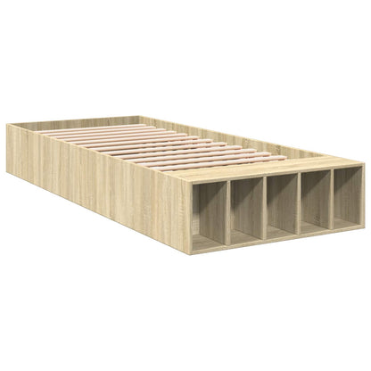 Telaio del letto con storage Rovere Sonoma 80 x 200 cm | homemem39