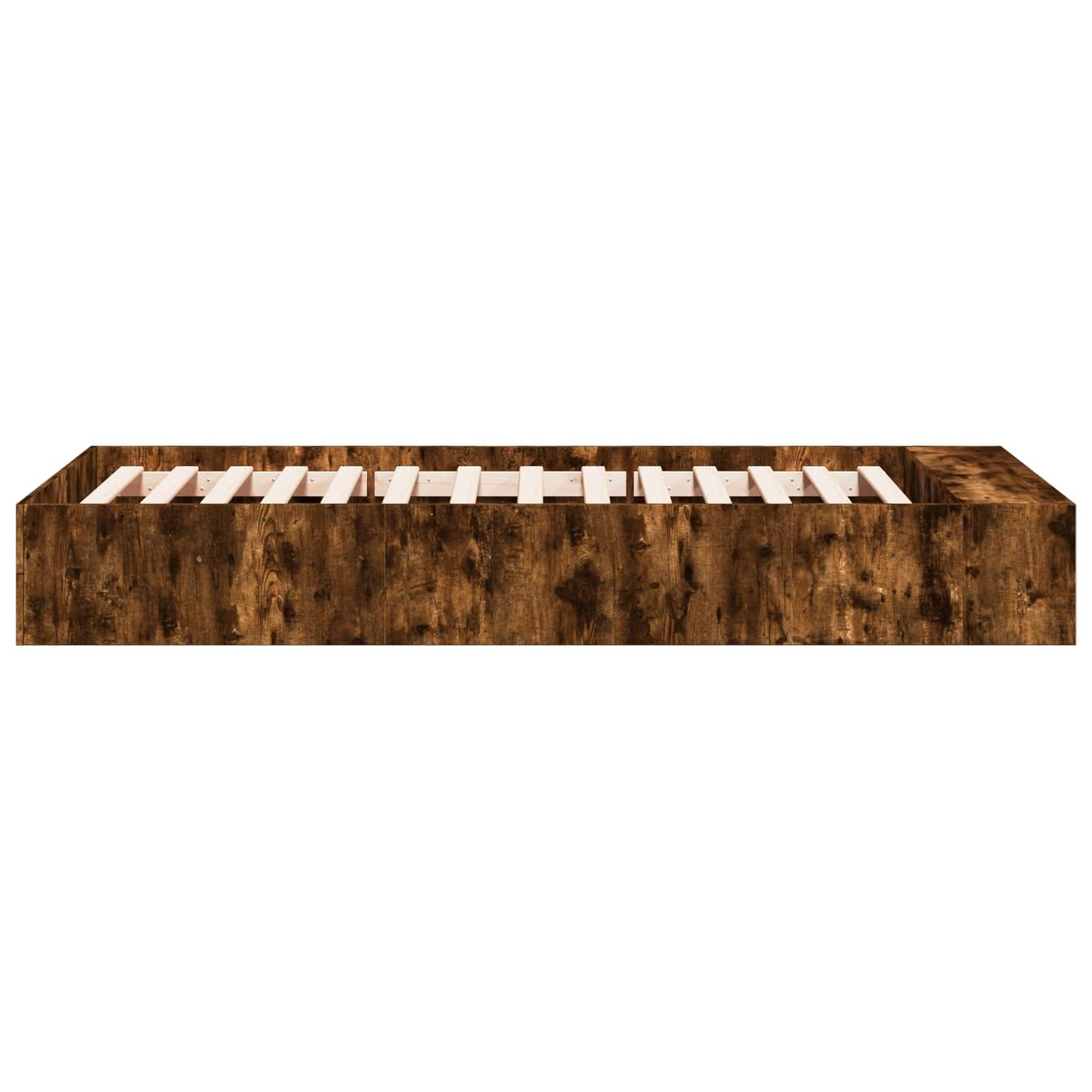 Telaio del letto con storage Rovere Fumo 80 x 200 cm | homemem39