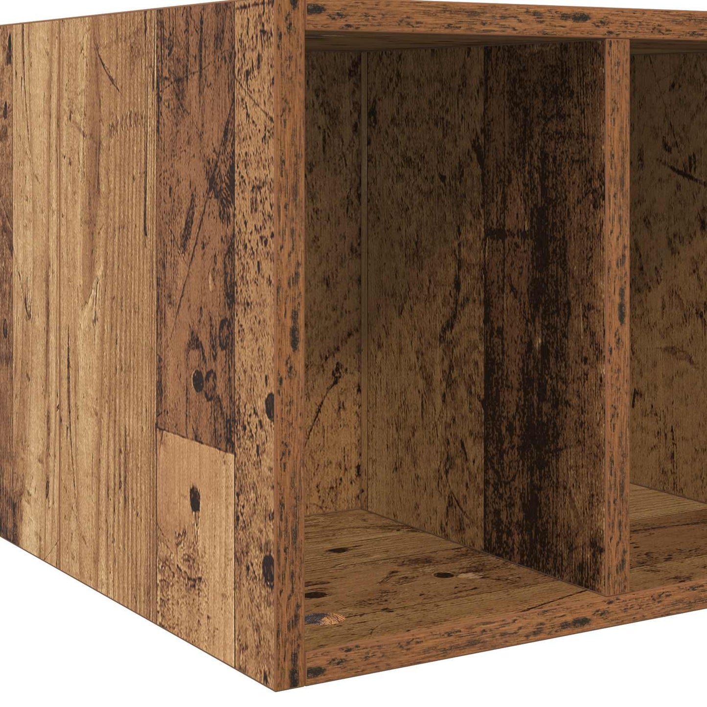 Telaio del letto con storage Legno antico 80 x 200 cm | homemem39