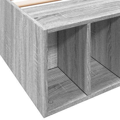 Telaio del letto con storage Sonoma grigio 80 x 200 cm | homemem39