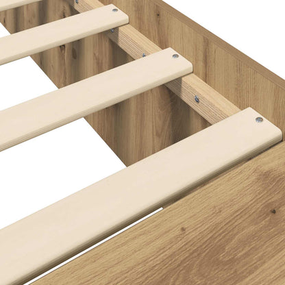 Telaio del letto con storage Rovere Artigianale 80 x 200 cm | homemem39