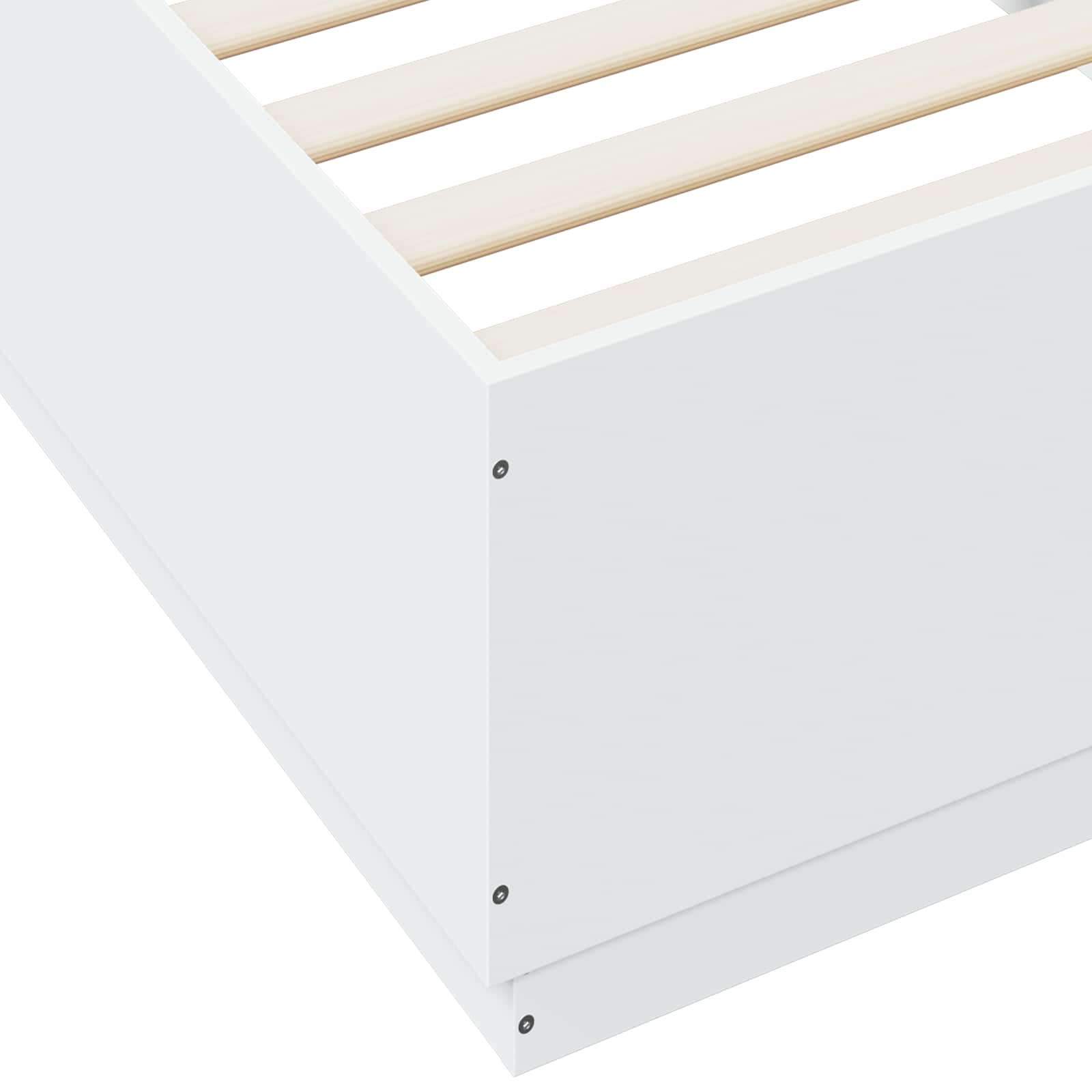 Letto con LED Bianco 80 x 200 cm Legno ingegnerizzato | homemem39