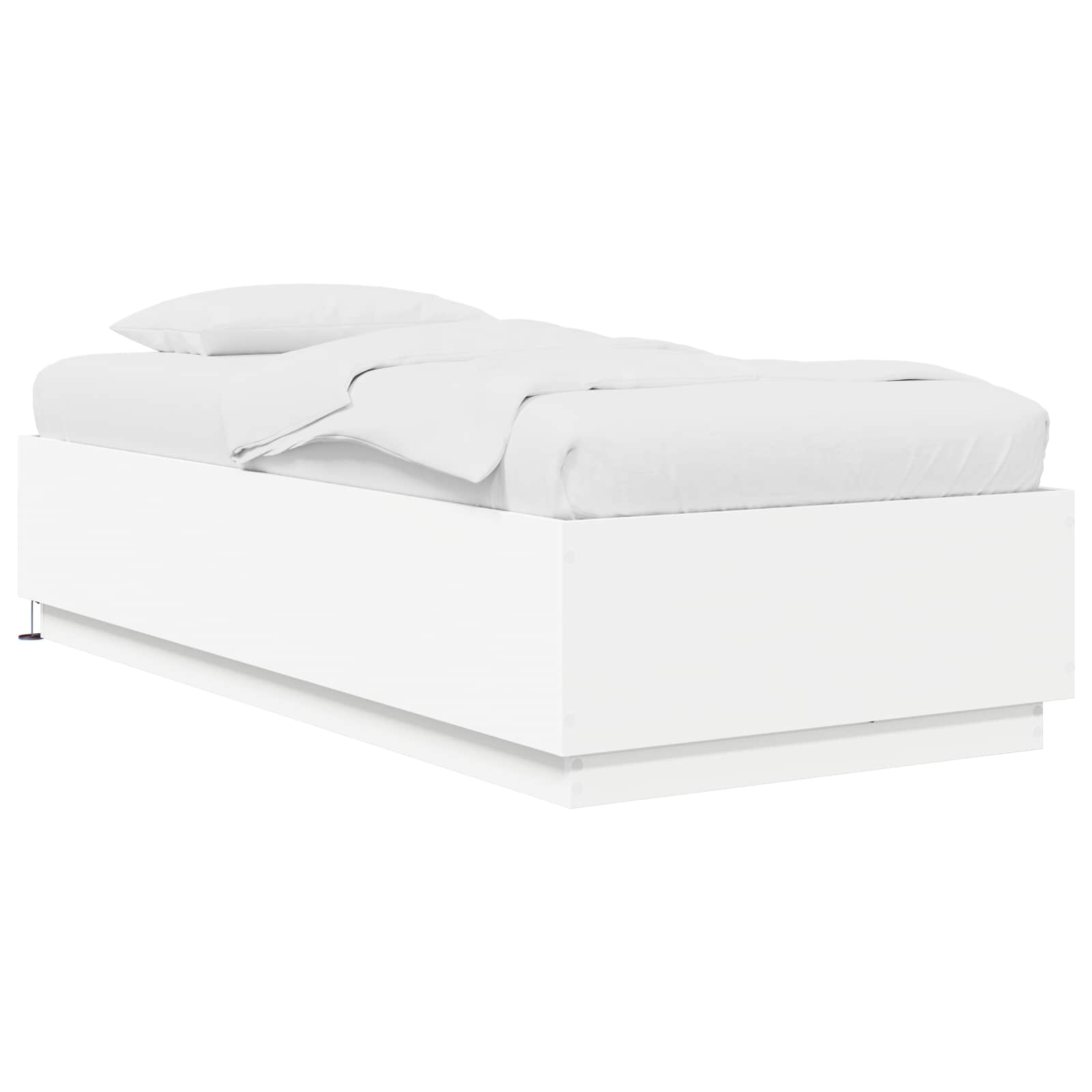 Letto con LED Bianco 80 x 200 cm Legno ingegnerizzato | homemem39