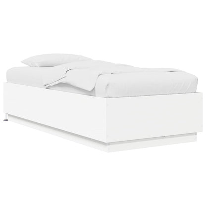 Letto con LED Bianco 80 x 200 cm Legno ingegnerizzato | homemem39