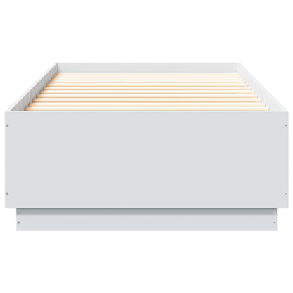 Letto con LED Bianco 80 x 200 cm Legno ingegnerizzato | homemem39