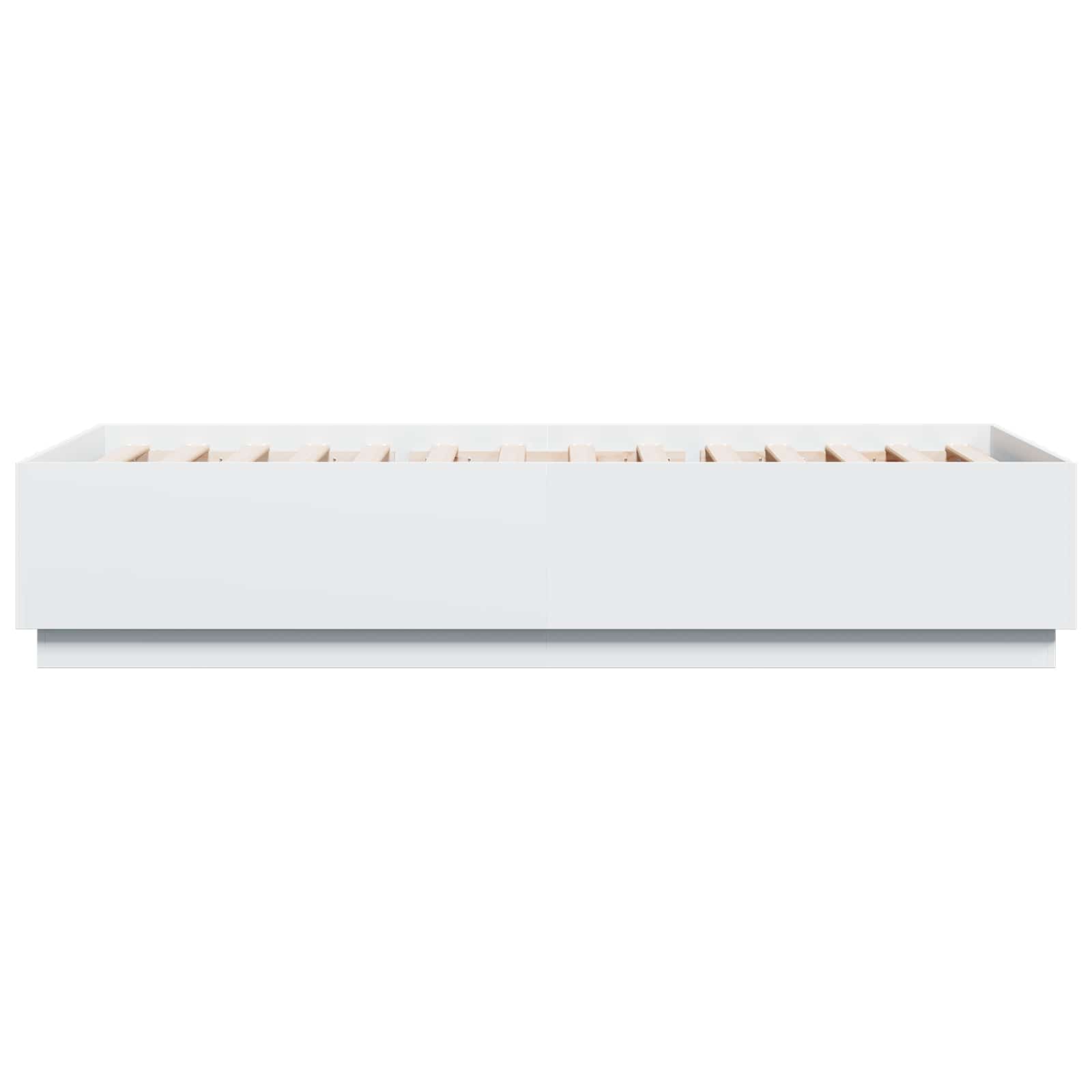 Letto con LED Bianco 80 x 200 cm Legno ingegnerizzato | homemem39