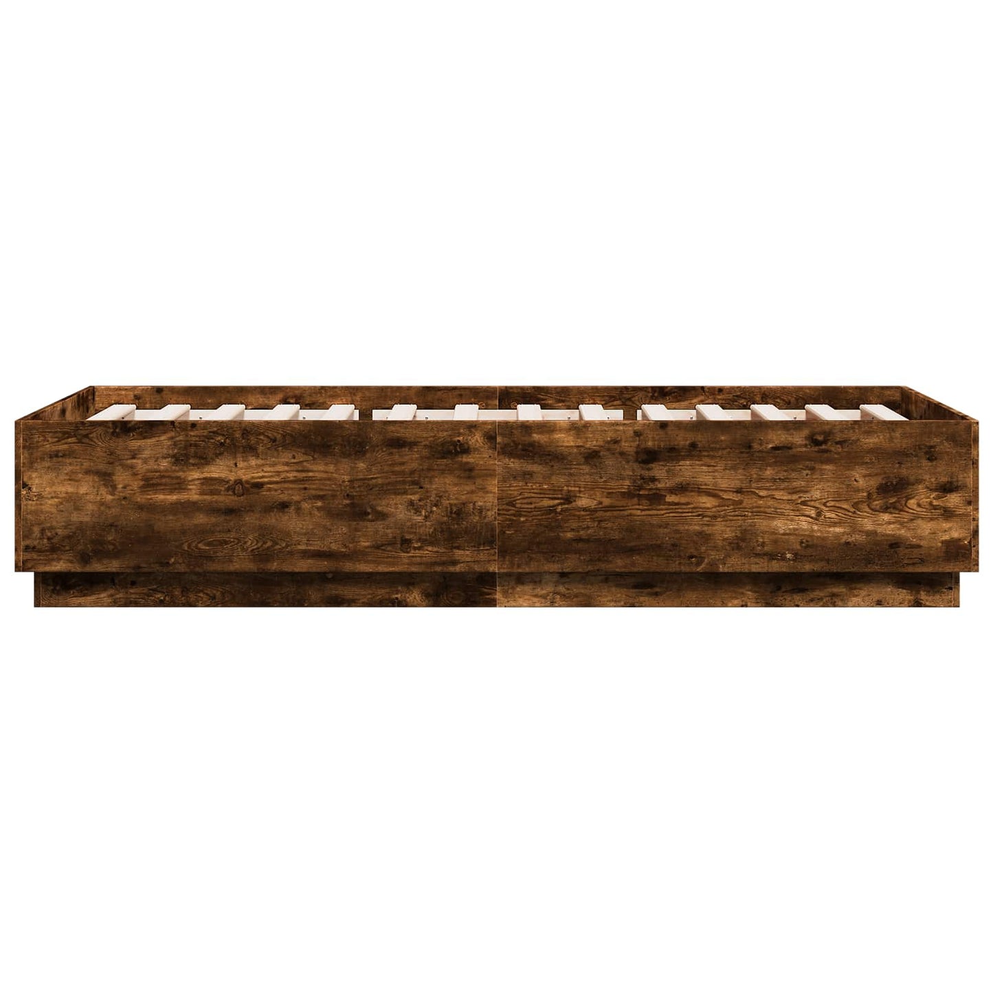 Letto con LED Rovere Fumo 80 x 200 cm Legno ingegnerizzato | homemem39
