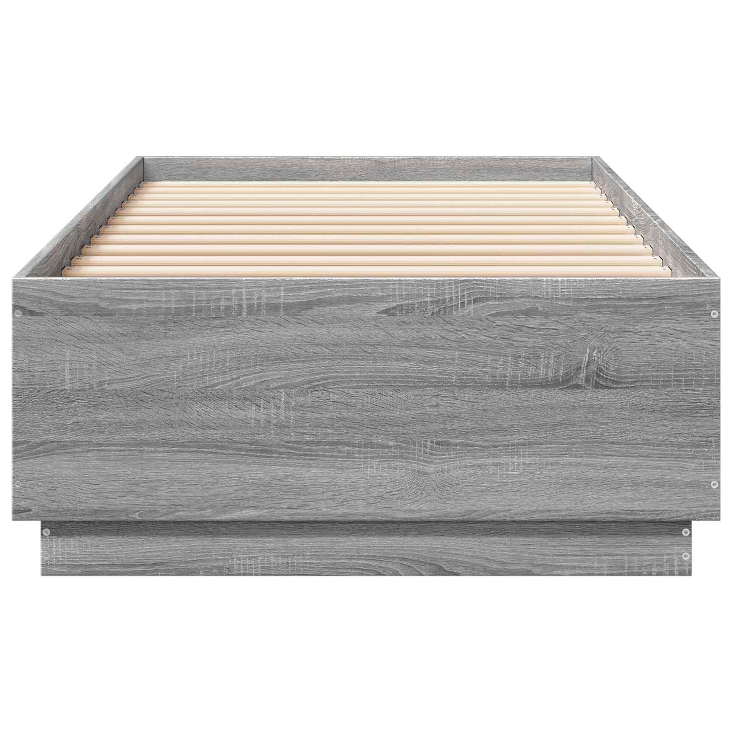 Letto con LED Sonoma grigio 80 x 200 cm Legno ingegnerizzato | homemem39