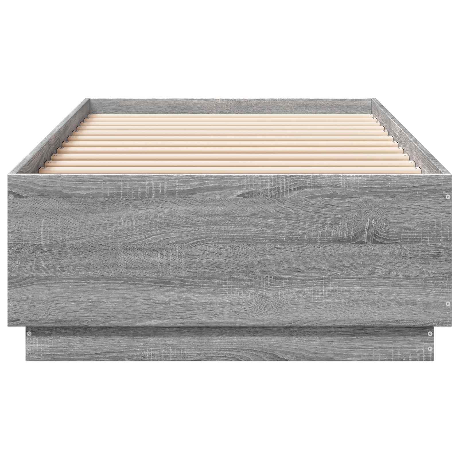 Letto con LED Sonoma grigio 80 x 200 cm Legno ingegnerizzato | homemem39