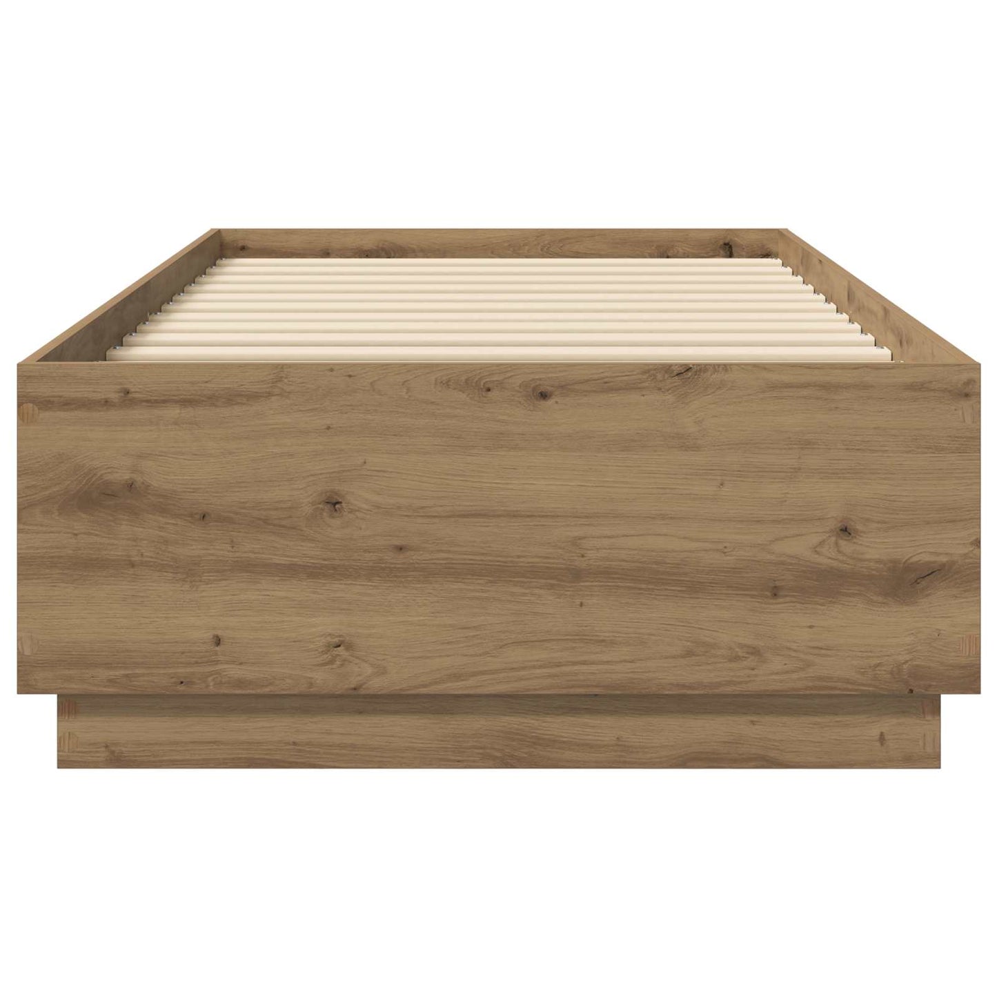 Letto con LED con strisce LED Rovere Artigianale 80 x 200 cm