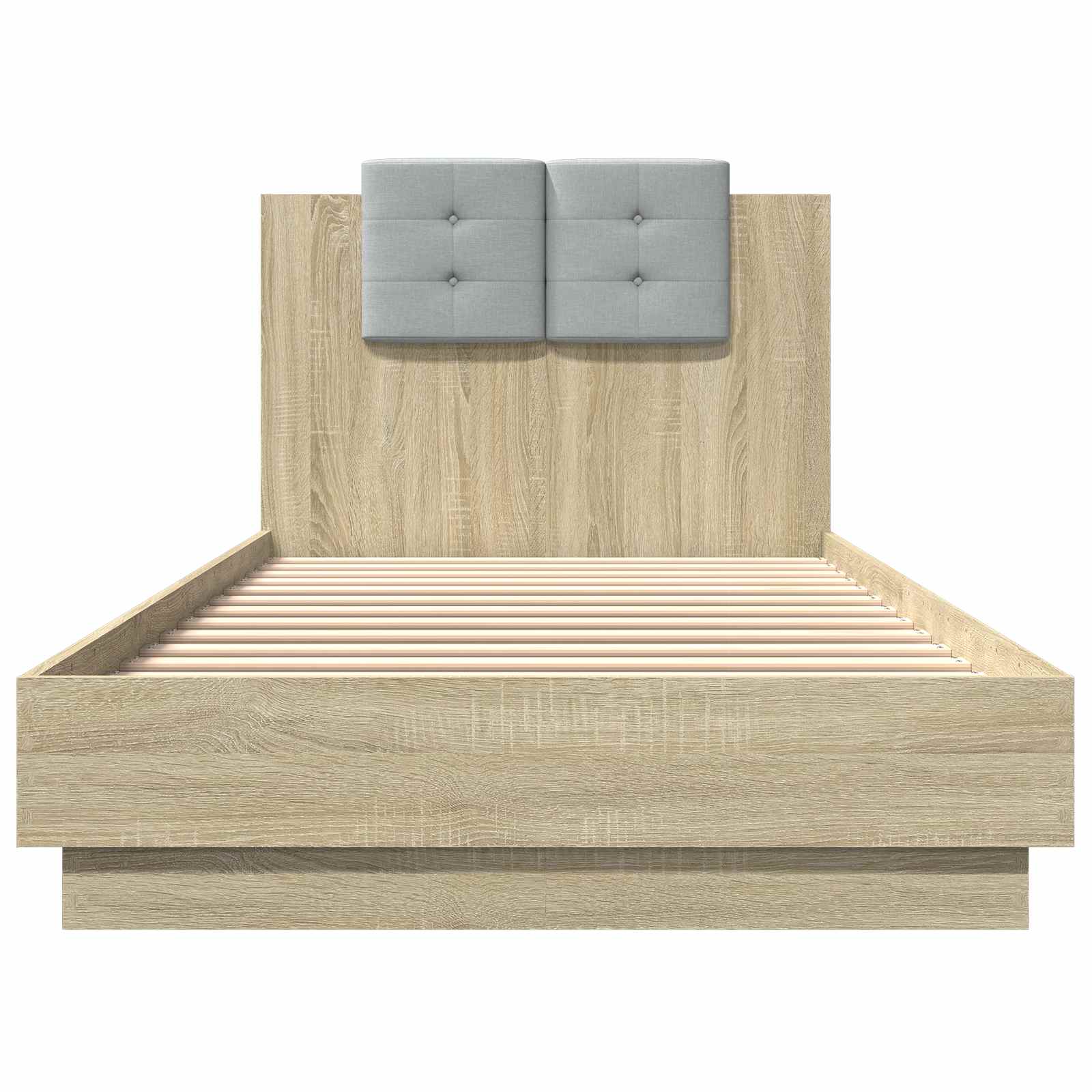 Struttura letto con testata Rovere Sonoma 80 x 200 cm | homemem39