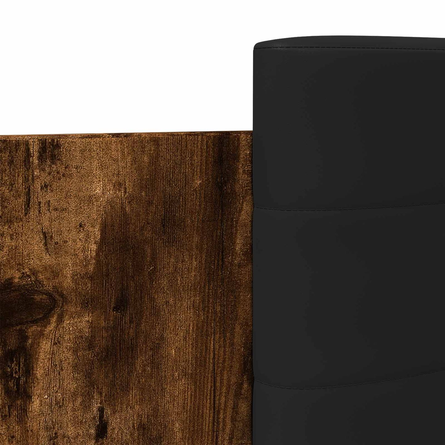 Struttura letto con testata Rovere Fumo 80 x 200 cm | homemem39