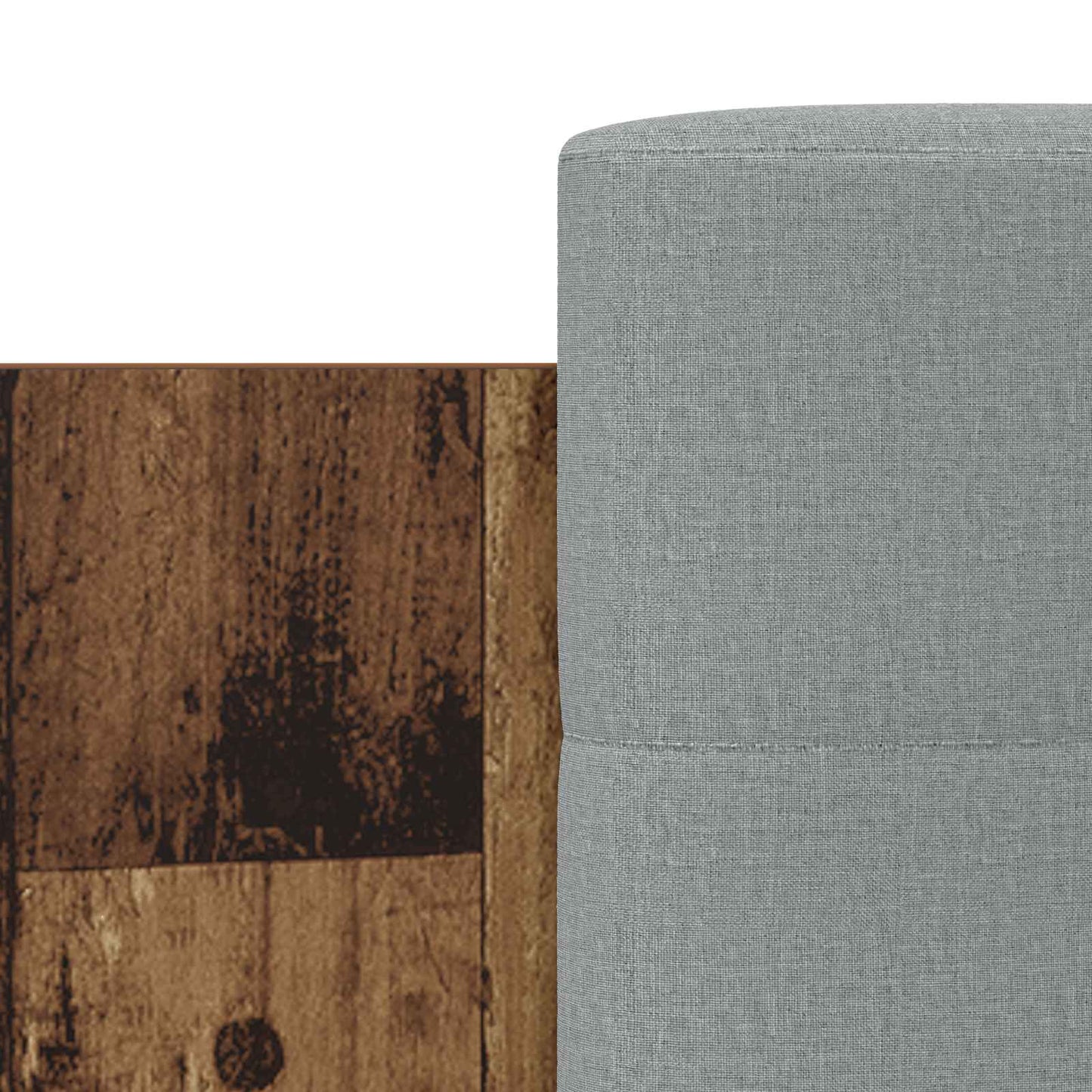 Struttura letto con testata Legno antico 80 x 200 cm | homemem39