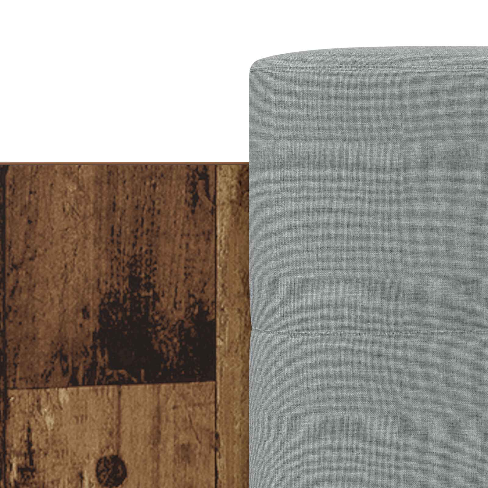 Struttura letto con testata Legno antico 80 x 200 cm | homemem39