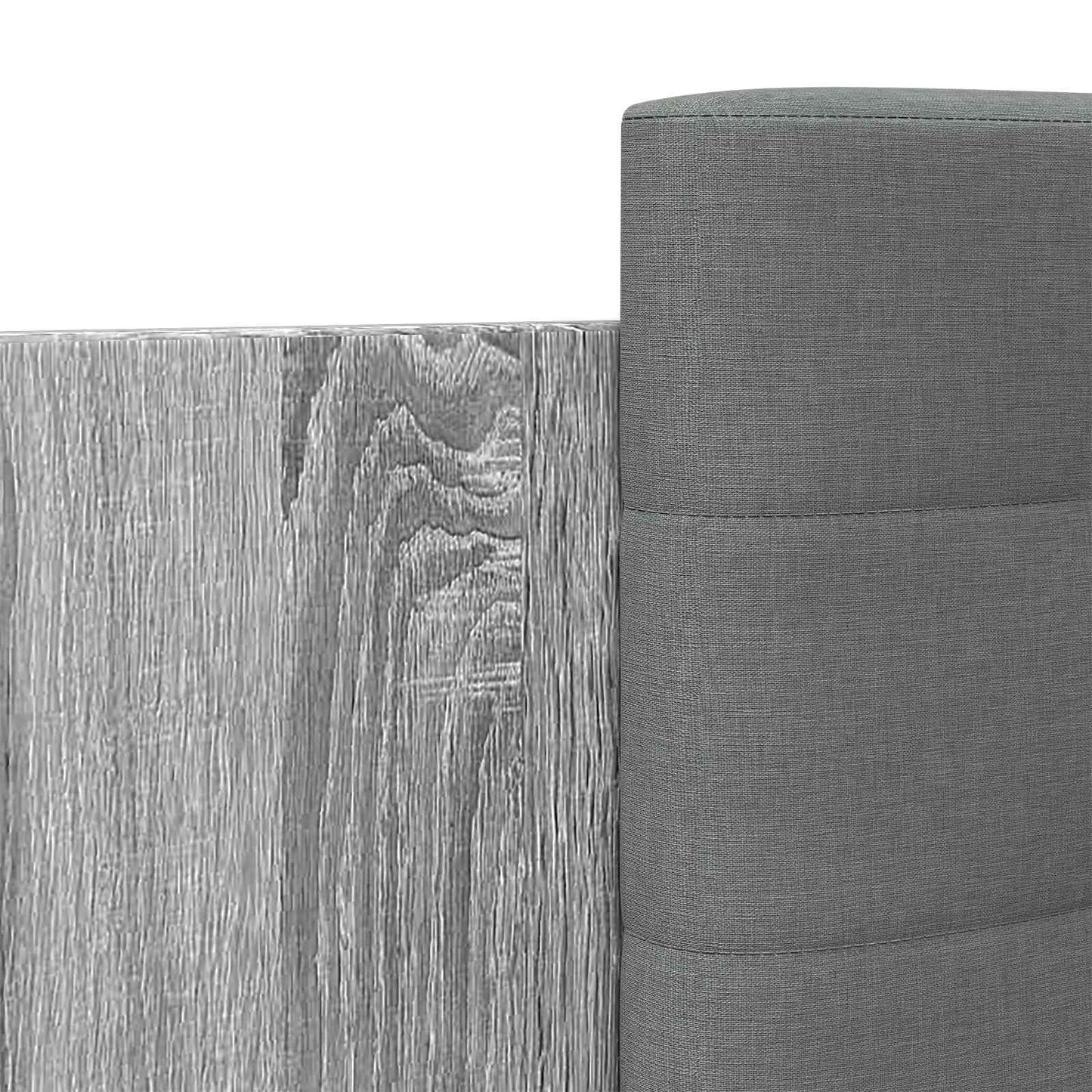 Struttura letto con testata Sonoma grigio 80 x 200 cm | homemem39