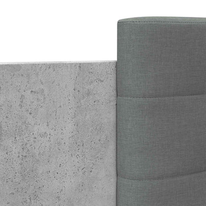 Struttura letto con testata Grigio Cemento 80 x 200 cm | homemem39