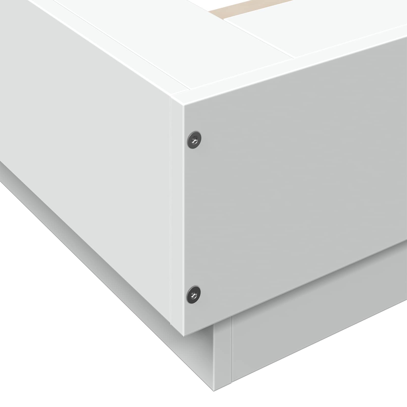 Letto con LED Bianco 80 x 200 cm Legno ingegnerizzato | homemem39