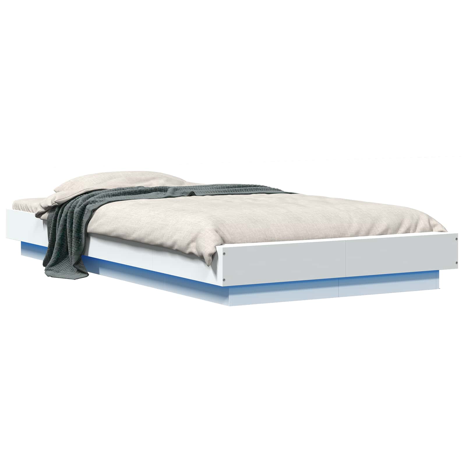 Letto con LED Bianco 80 x 200 cm Legno ingegnerizzato | homemem39