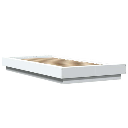 Letto con LED Bianco 80 x 200 cm Legno ingegnerizzato | homemem39