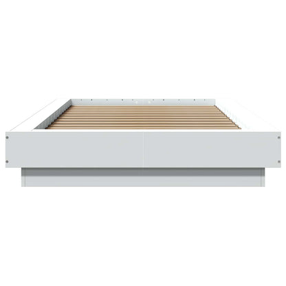 Letto con LED Bianco 80 x 200 cm Legno ingegnerizzato | homemem39