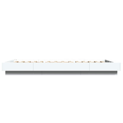 Letto con LED Bianco 80 x 200 cm Legno ingegnerizzato | homemem39